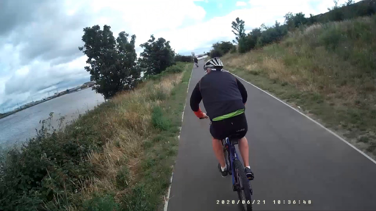 Greenwich to Erith on the Thames Path - Time Lapse