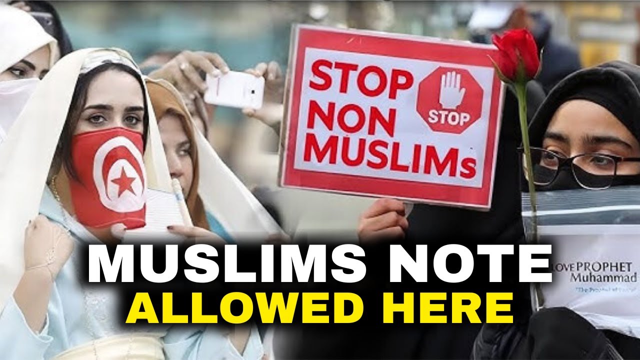 10 Countries Where MUSLIMS Are Not Welcome in 2024