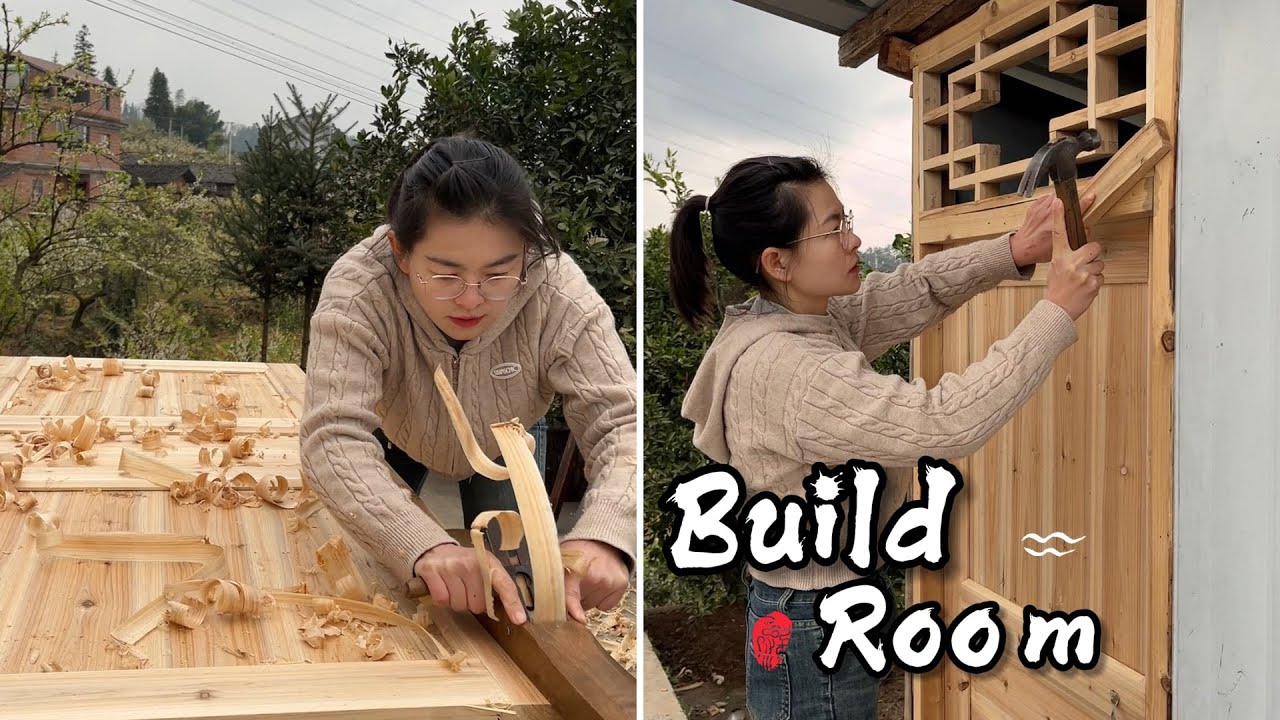 Storage Room Build Complete - See How This Rural Girl Makes a Perfect Wooden Door!