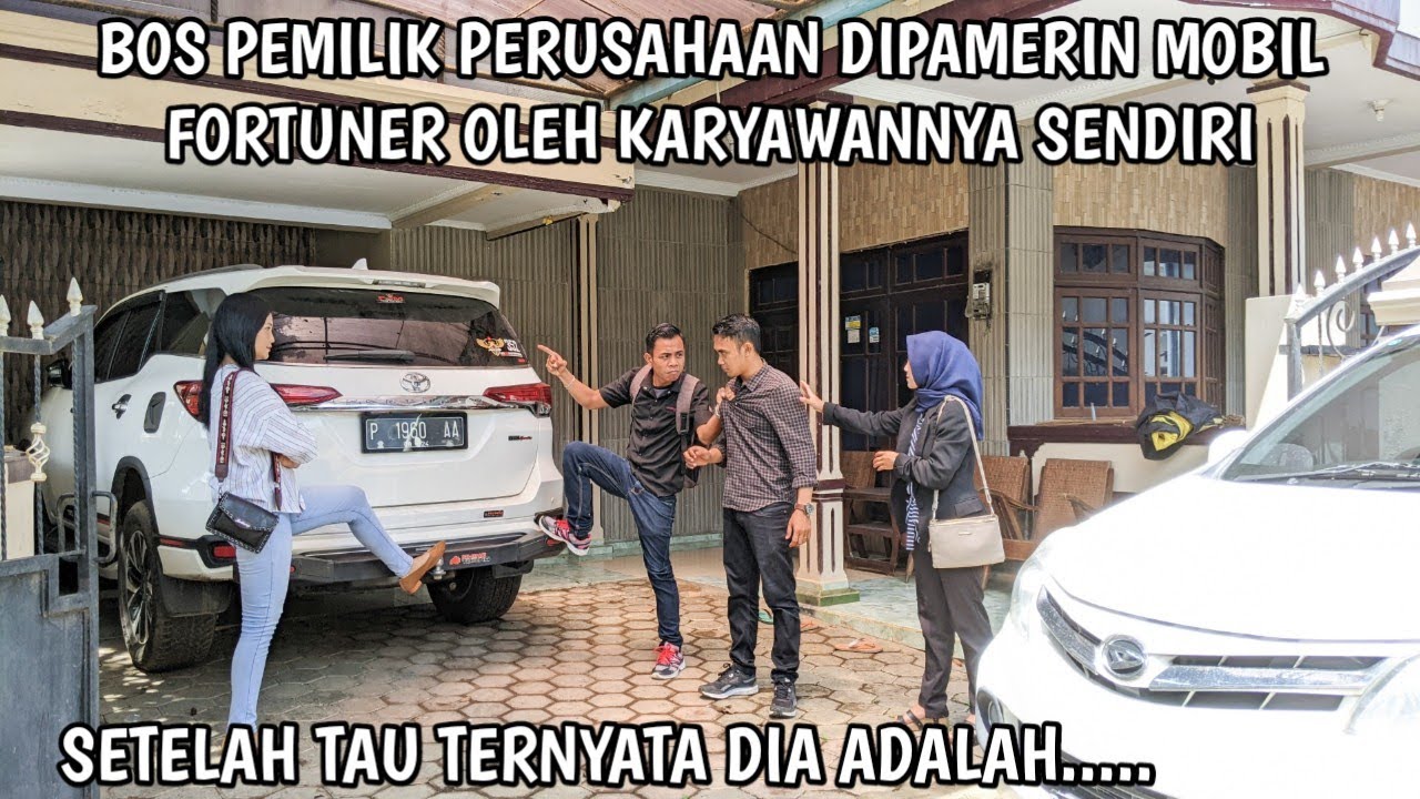 BOS PEMILIK PERUSAHAAN DIPAMERIN MOBIL FORTUNER OLEH KARYAWANNYA SENDIRI, SETELAH TAU TERNYATA....