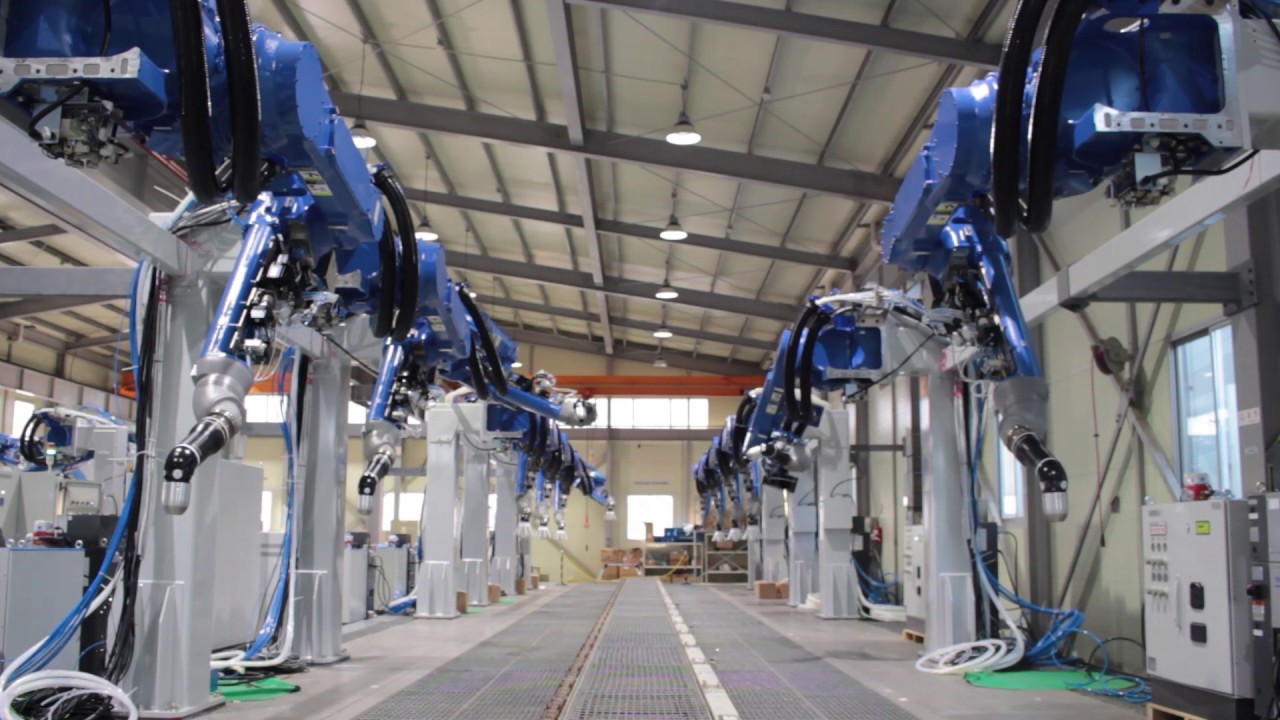 DOOLIM-YASKAWA Paint line OLT(Off-Line Test)