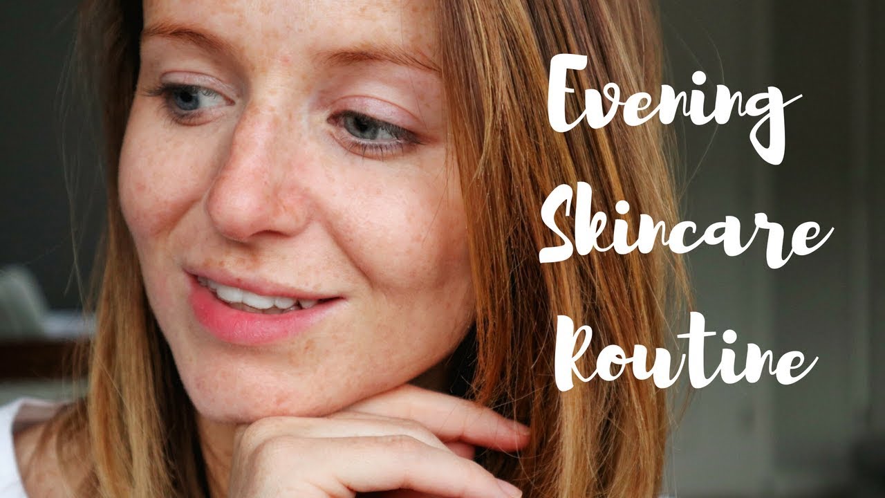 EVENING SKIN CARE ROUTINE FOR ACNE PRONE SKIN | LUCIE AND THE BUMP