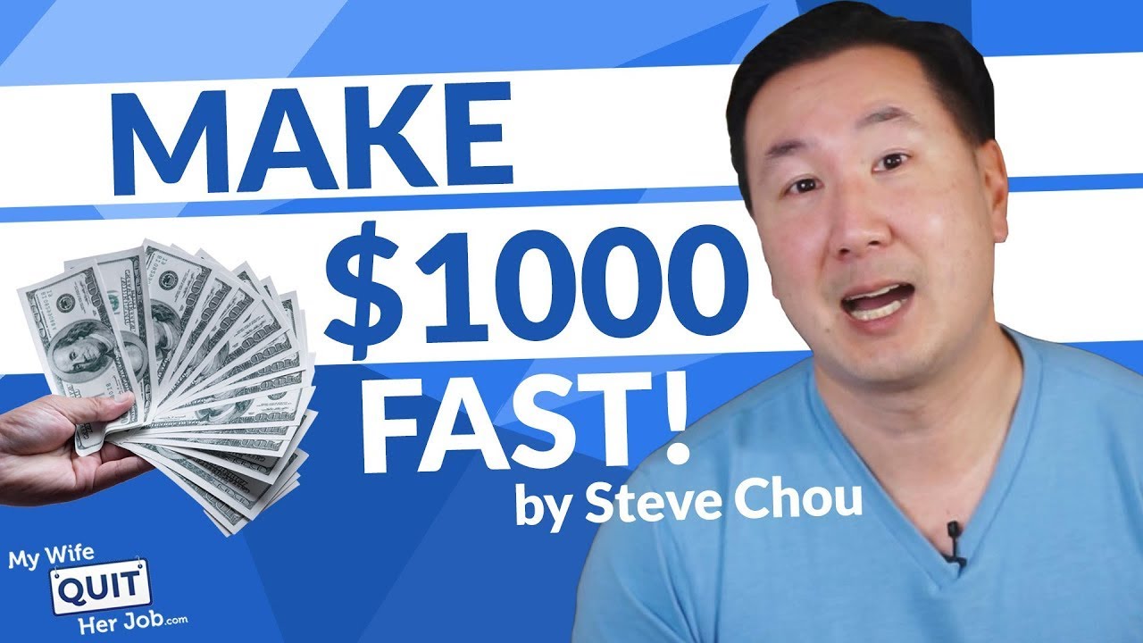 How To Make 1000 Dollars Fast And Turn Your Skills Into A Legit Business