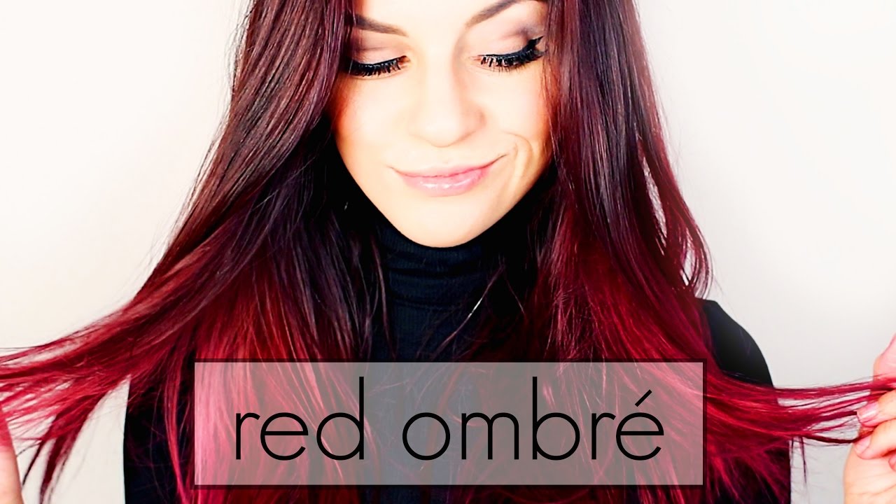 Red ombré hair dye - Rot Ombré färben - Tutorial