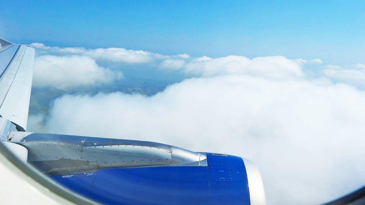 British Airways Airbus A320 G-EUYK Landing Rome Fiumicino Runway 16L [1080p HD]