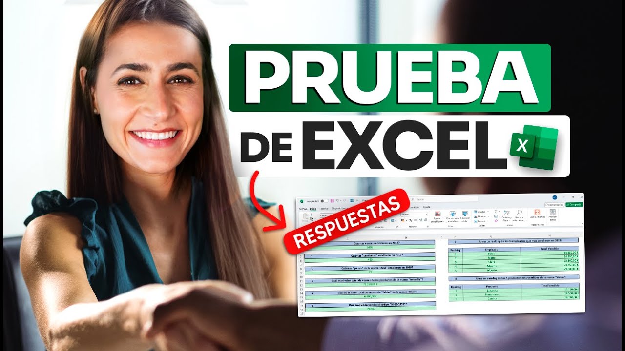 Prueba de Excel para entrevista de trabajo - Respuestas