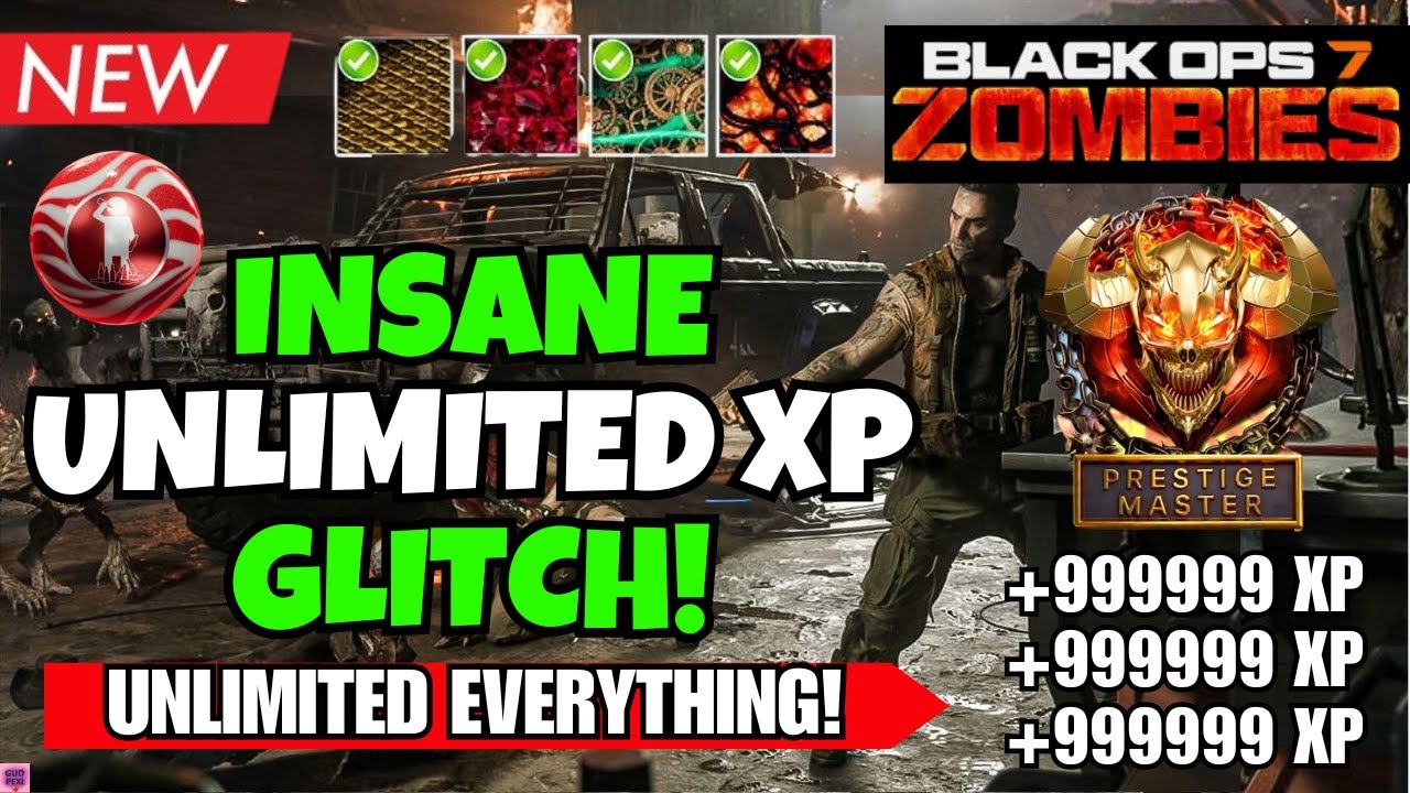 *NEW* BO7 SOLO UNLIMITED XP GLITCH AFTER PATCH! AFK GODMODE LEVEL 1000 XP FARM (BO7 ZOMBIES GLITCH)