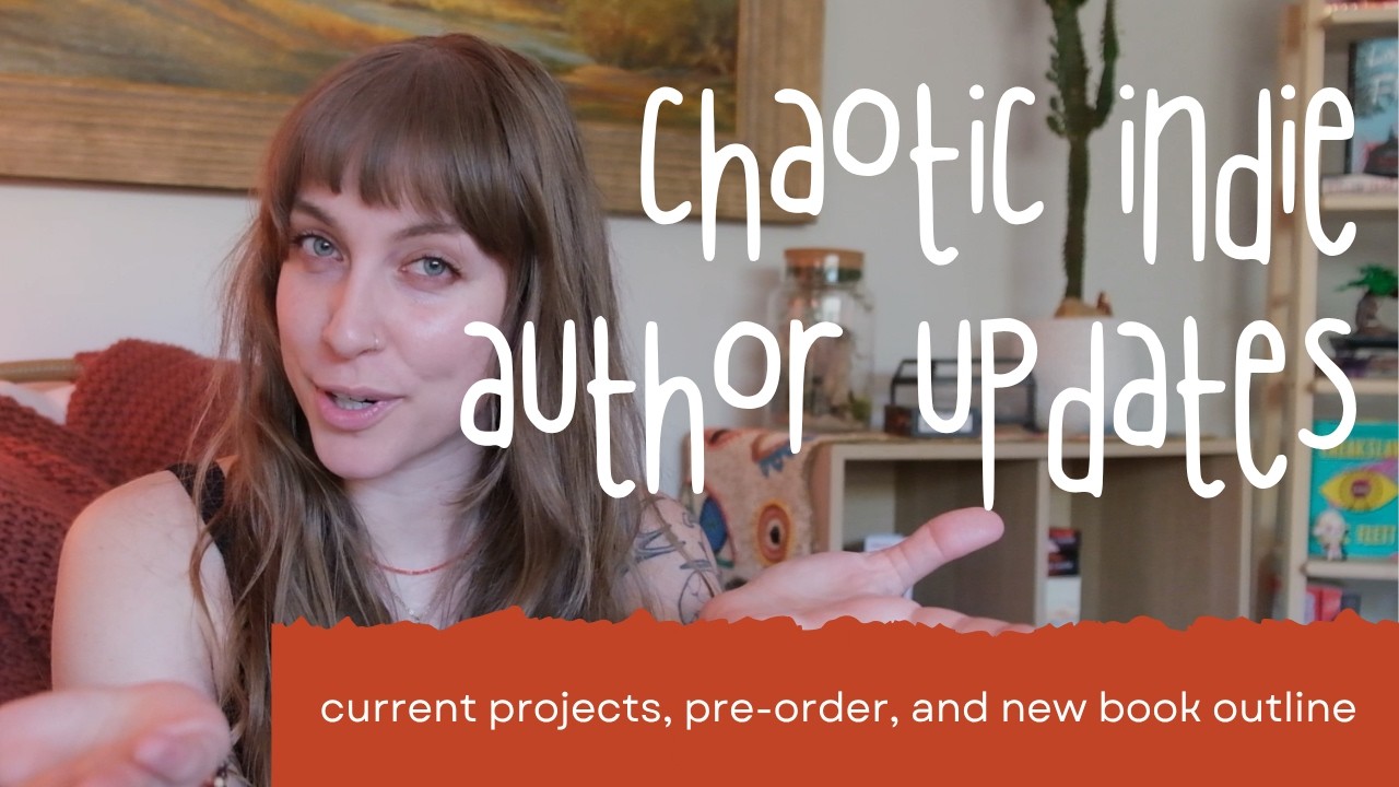 I'm back... | chaotic indie author updates + new book pre-order