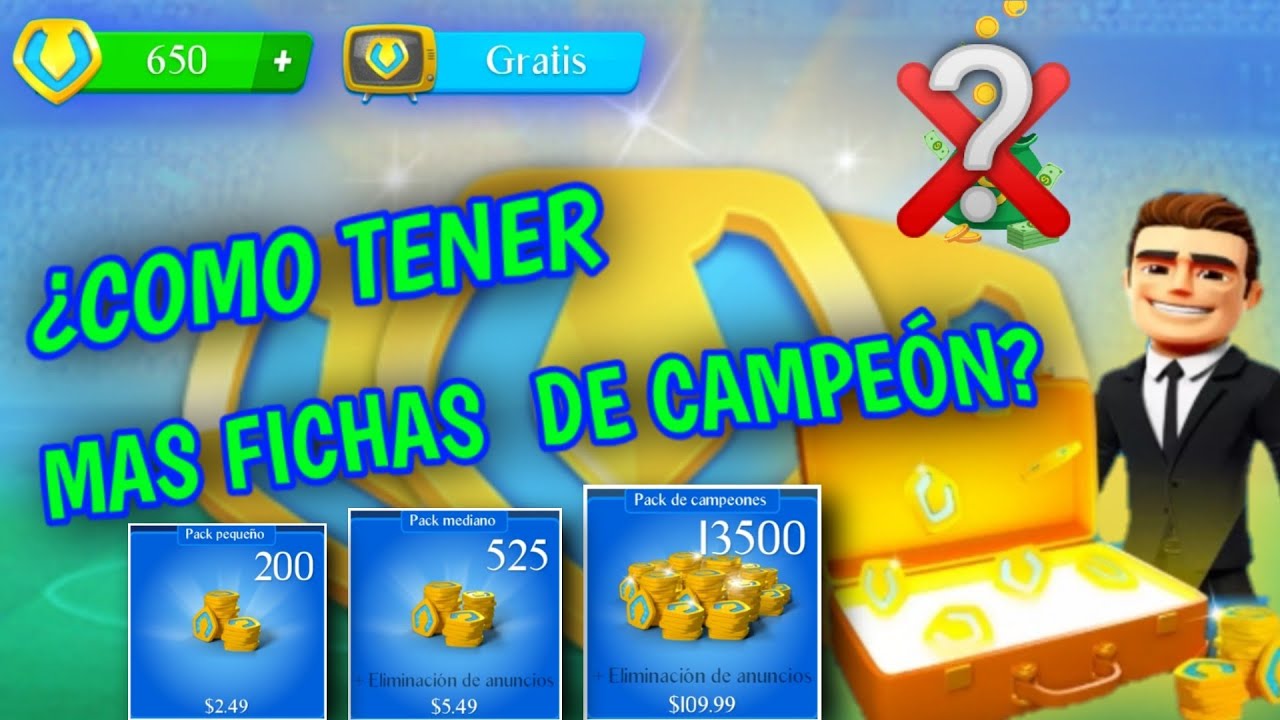 ¿‽COMO TENER MAS FICHAS DE CAMPEÓN GRATIS EN #OnlineSoccerManager? NO HACK