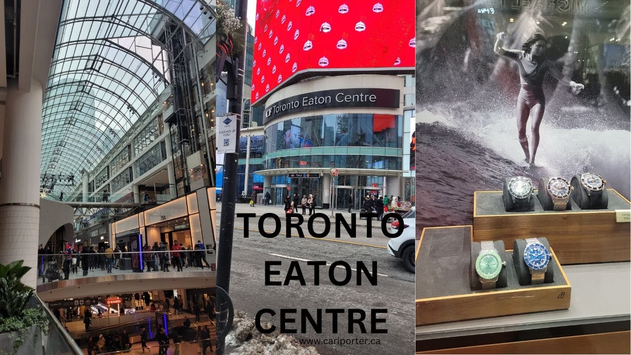 Toronto Eaton Centre, New Year's Eve Shopping | Canada, deals, discounts, sale, gifts, fashion live!