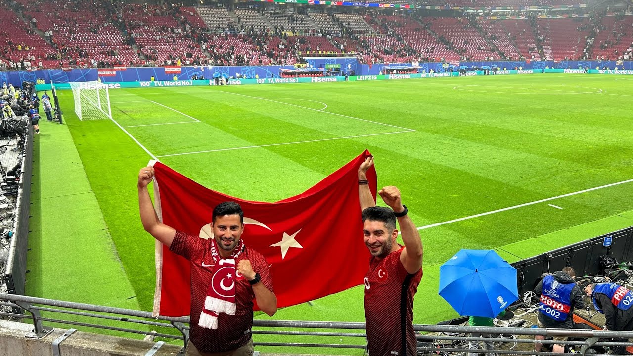 EM Leipzig  02.07.24 Türkiye 🇹🇷 - Avusturya  🇦🇹 Basindan sonuna kadar yasadiklarimiz !!!StadyumVLOG