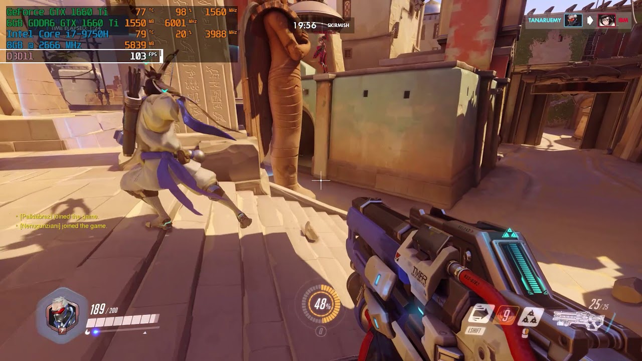 Laptop Gaming ROG Strix G G531GU - Overwatch Gameplay & FPS