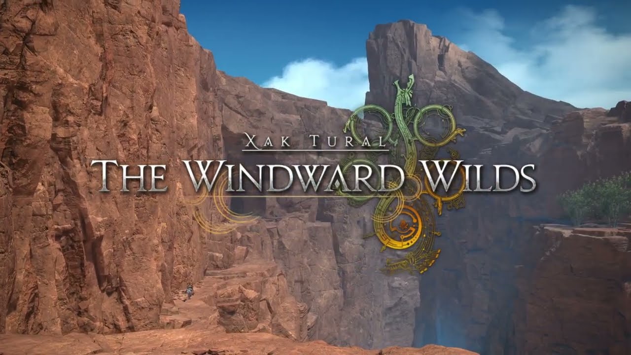 FFXIV x Monster Hunter Wilds - The Windward Wilds Trial - Arkveld Boss Fight - Lvl 100 Sage gameplay