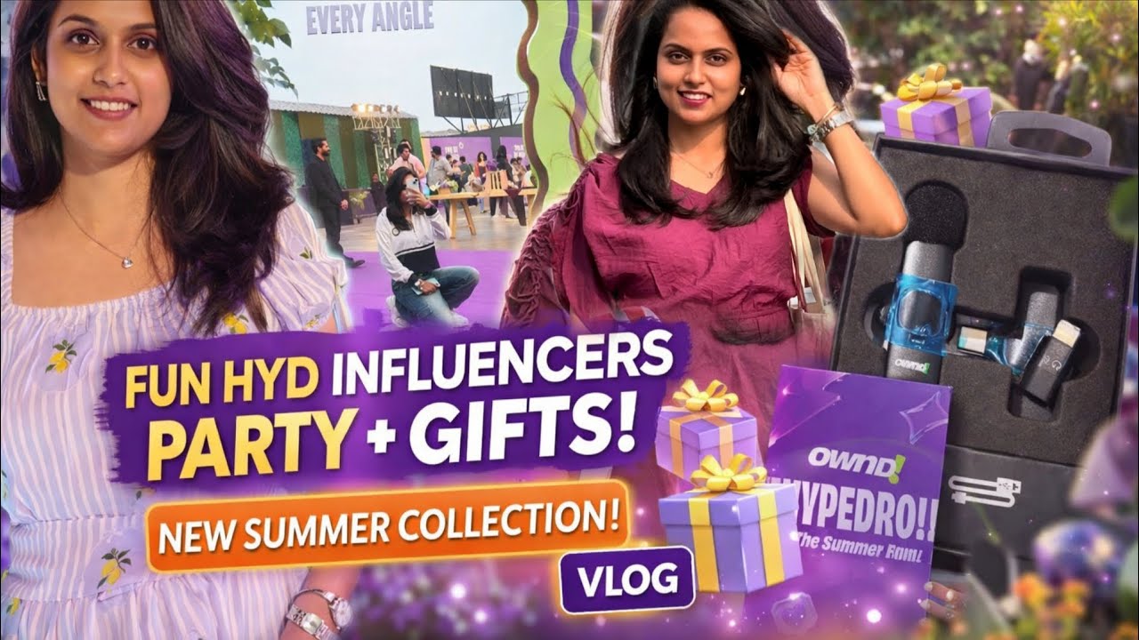 OWND Brand Event in Hyderabad 🎉 | Summer Collection Launch, Influencers Meet & Party at Big Bull Pub