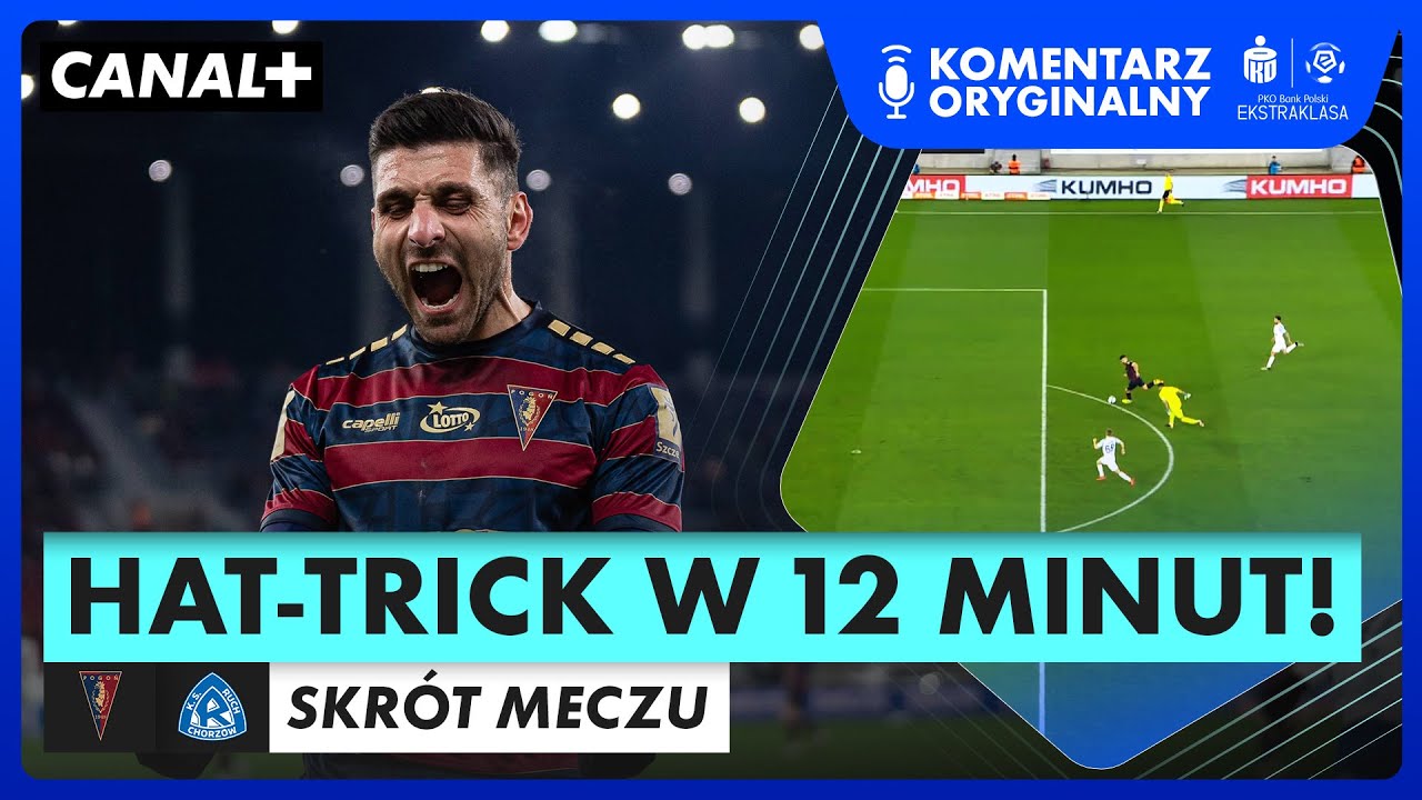 POGROM! 5 GOLI I HAT-TRICK W 12 MINUT! POGOŃ - RUCH, SKRÓT MECZU