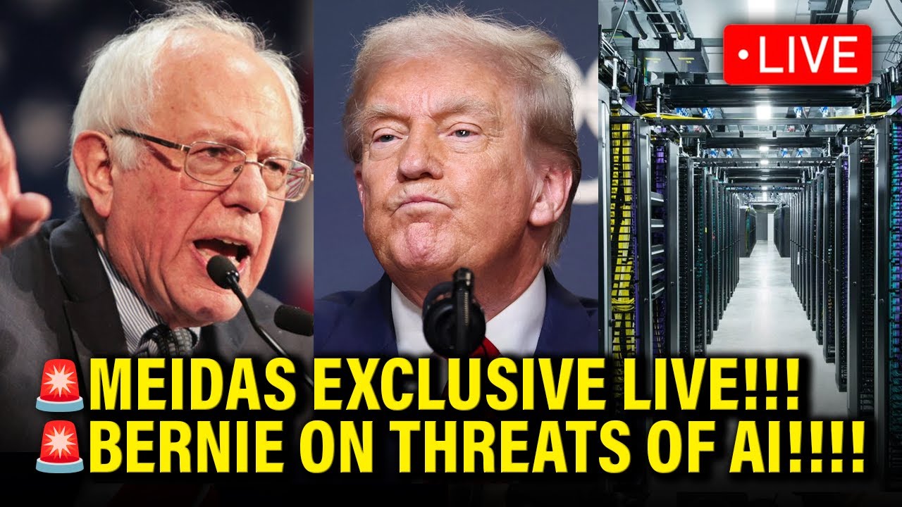 LIVE: Bernie HOLDS MAJOR TALK on THREATS OF AI…EXCLUSIVE!!