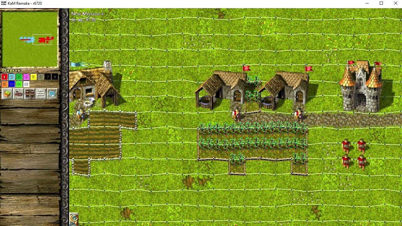 Vineyards vs Bakeries for Feeding Large Armies - Knights and Merchants (KaM) Remake