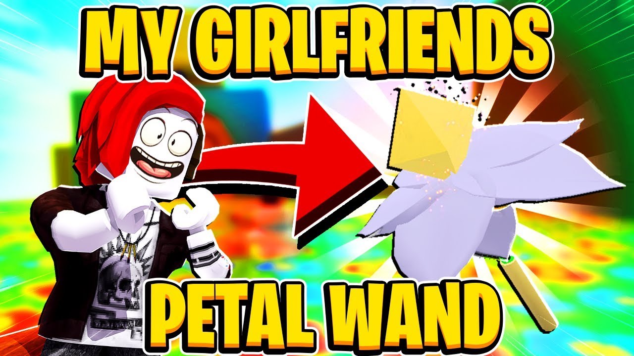 My Girlfriend Buys The Petal Wand In Roblox Bee Swarm Simulator