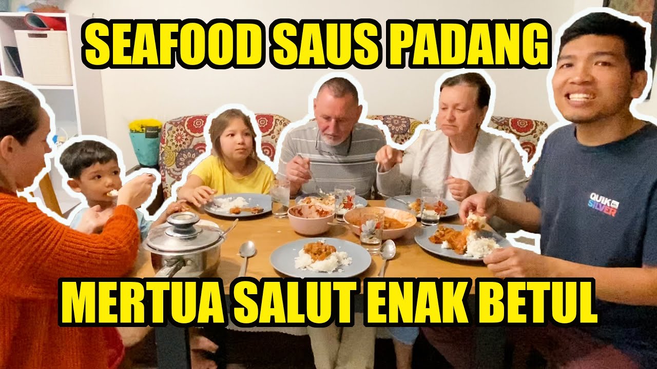 SEAFOOD SAUS PADANG BIKIN MERTUA NAMBAH - APA LAGI ADA SAMBALNYA