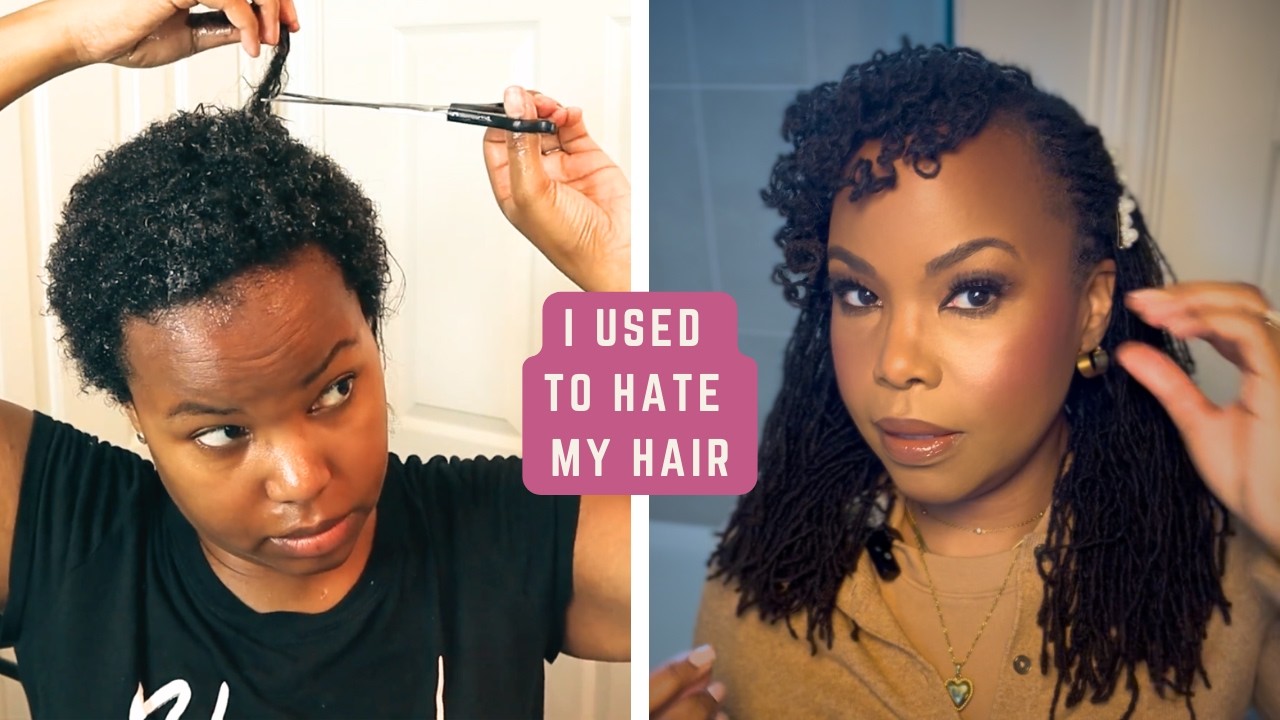 GRWM Over 40 w/ Sisterlocks | How I Stopped Hating My Natural Hair