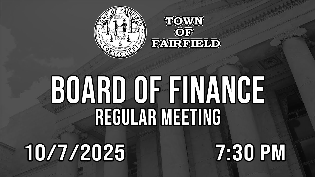 Board of Finance (Regular Meeting) - 10/7/2025