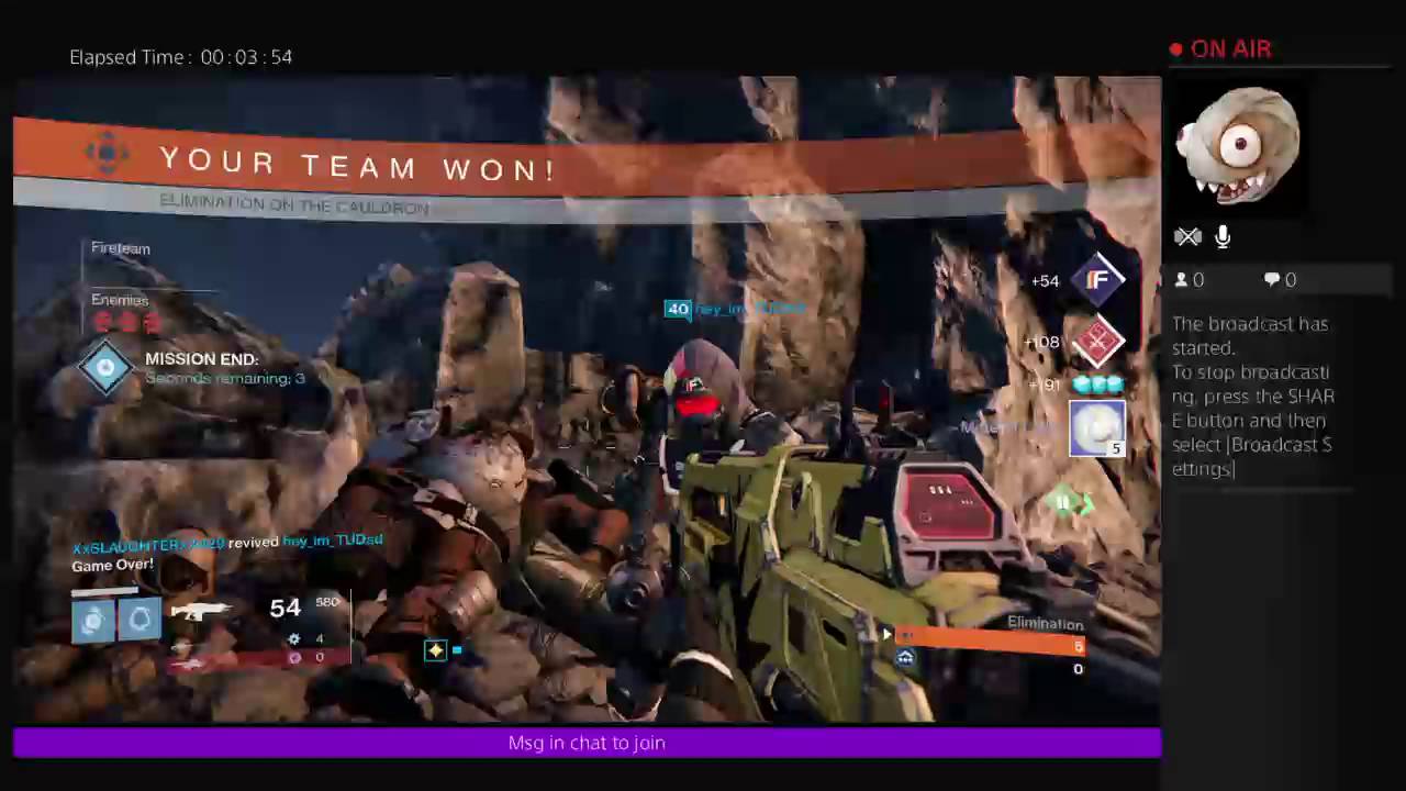 Destiny: help