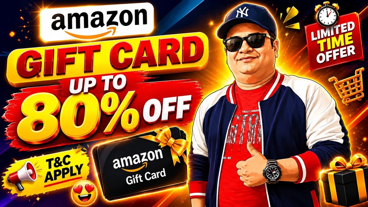 Amazon Gift Card Up to 80% OFF Offer 🔥 Limited Time Offer | Full Details & How to Get | Magicpin