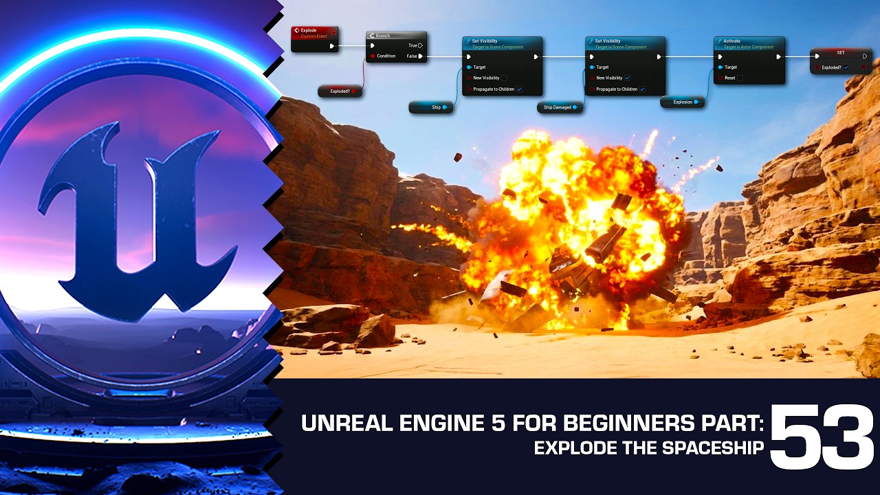 Освоение триггерных блоков и пользовательских событий: Unreal Engine 5 для начинающих #53