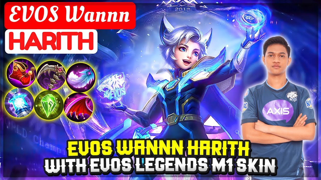 EVOS WANNN WITH EVOS LEGENDS HARITH SKIN | EVOS Wannn Harith | Mobile Legends