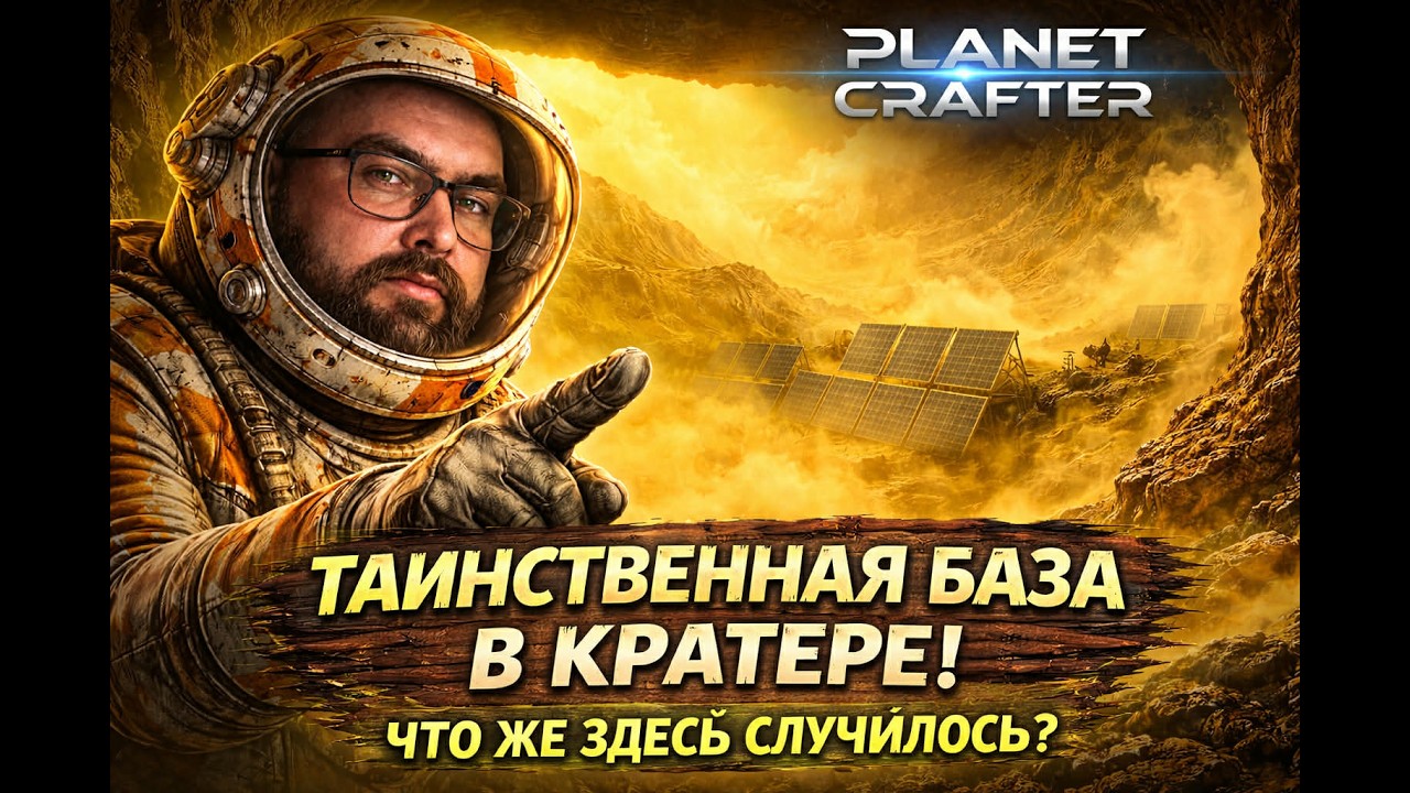 PLANET CRAFTER - БАЗА В КРАТЕРЕ! Серия 20 | Level Борода