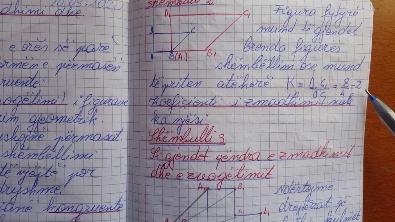 Tema : Zmadhimi dhe zvogelimi i figurave