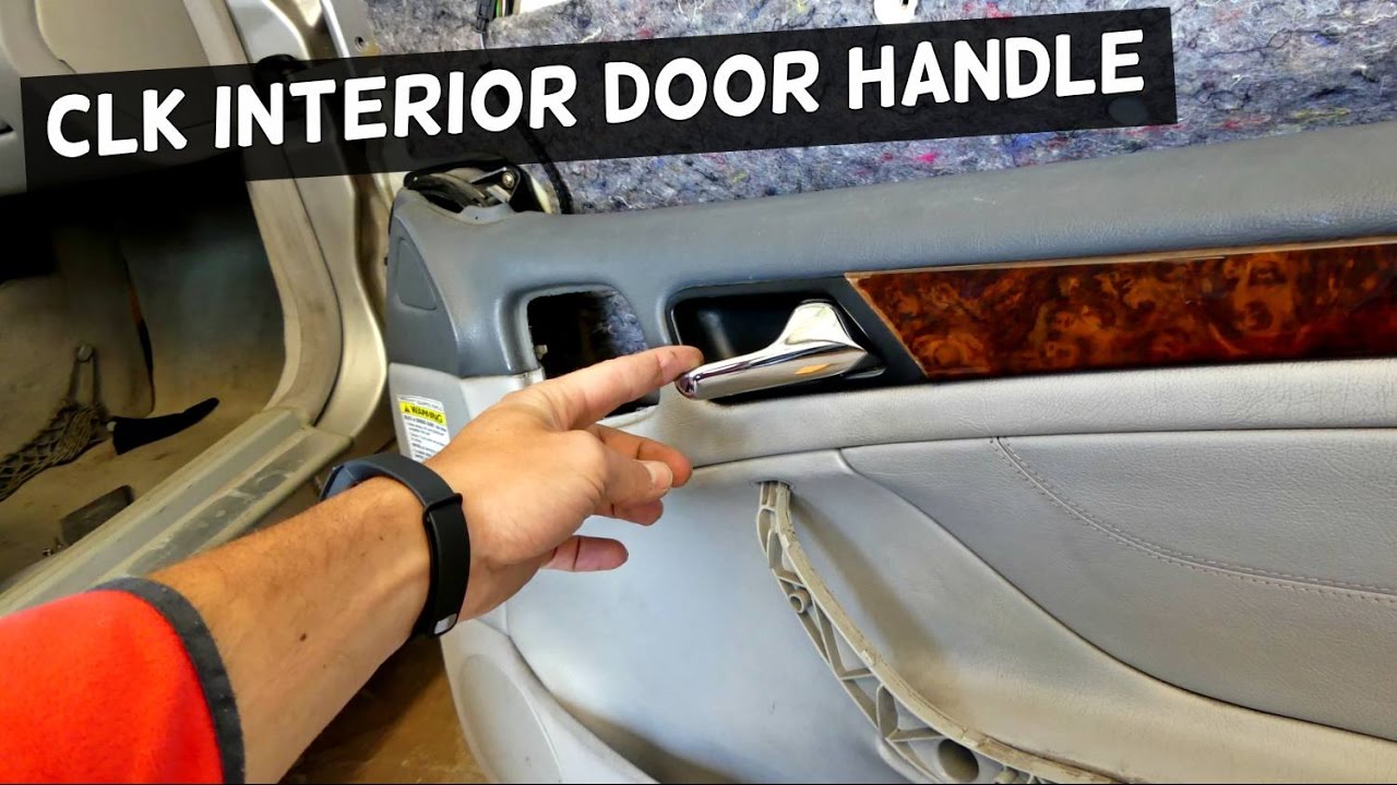 MERCEDES CLK W208 INTERIOR DOOR HANDLE REMOVAL REPLACEMENT