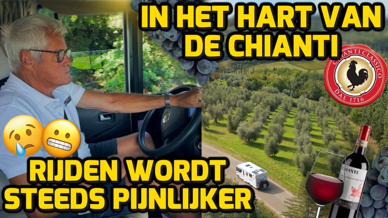 RIJDEN WORDT HELAAS STEEDS PIJNLIJKER! WE ZIJN IN HET HART VAN DE CHIANTI! #281