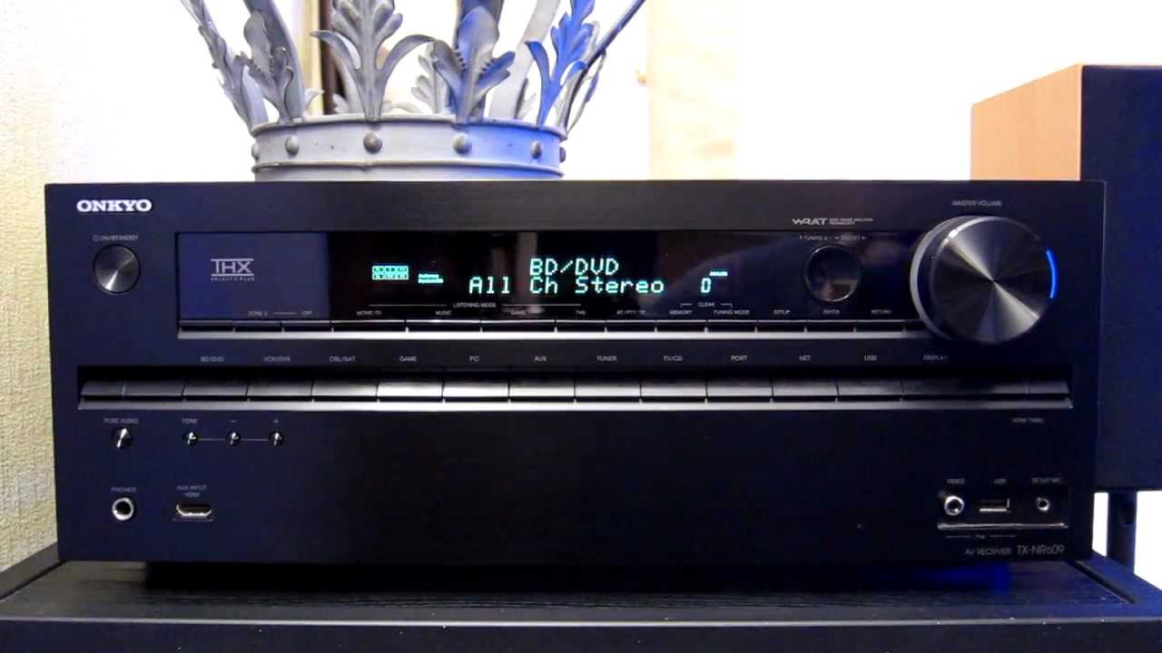 Onkyo TX-NR609 THX AV Amp - Hands-on detailed Review + Network Ready demo