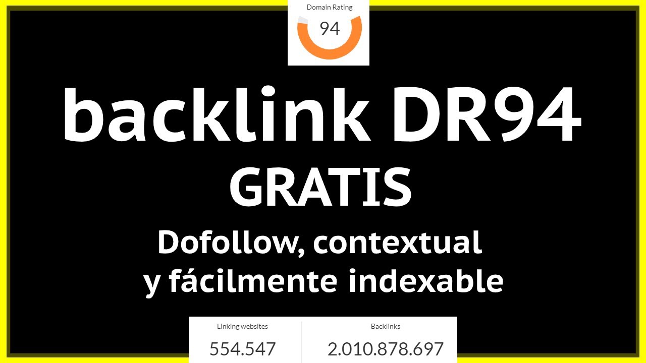 Backlink DOFOLLOW DR94  Gratis | Enlace gratis SEO con alta autoridad