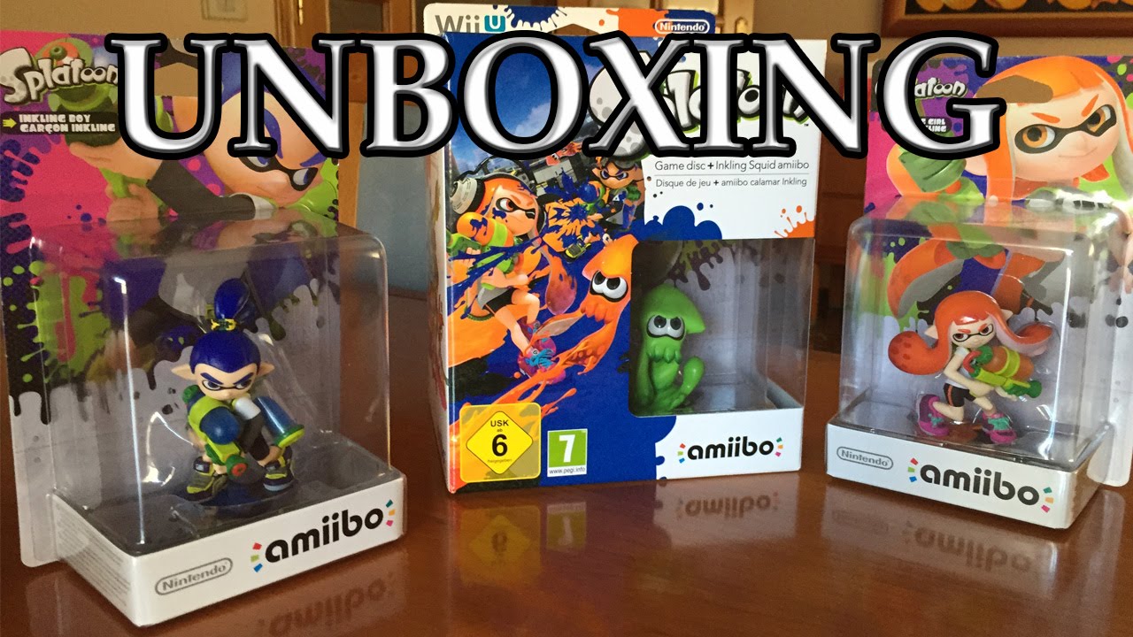 ¡SUPER UNBOXING SPLATOON Y TODOS LOS AMIIBO!