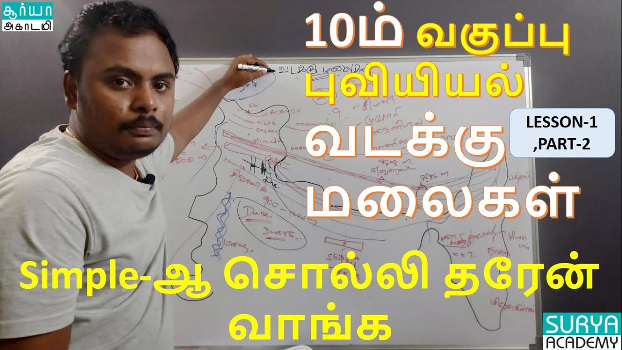 TNPSC 10ம் வகுப்பு புவியியல் | வடக்கு மலைகள் | Northern Mountains | UPSC, TNUSRB, TET, TNTRB, RRB