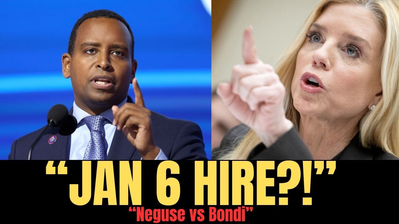 “Explosive Showdown: Joe Neguse Confronts Pam Bondi Over Jan. 6 Hire”.