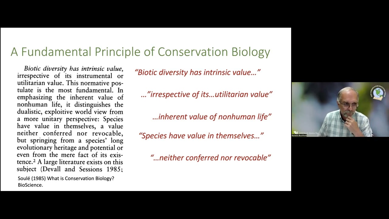 Workshop: How do we decide the value of a species?