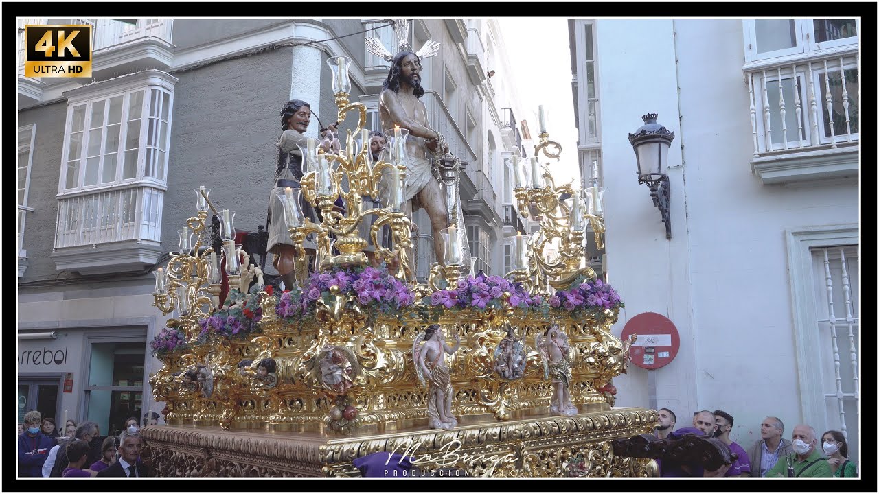 [4k] COLUMNA PLAZA DE MINA | Semana Santa 2022 Cádiz | BCT ROSARIO Cádiz