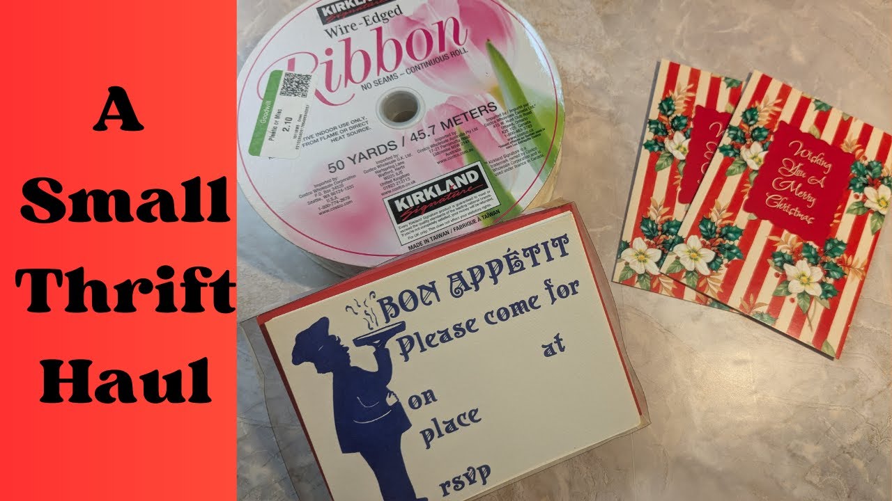A Small Thrift Haul