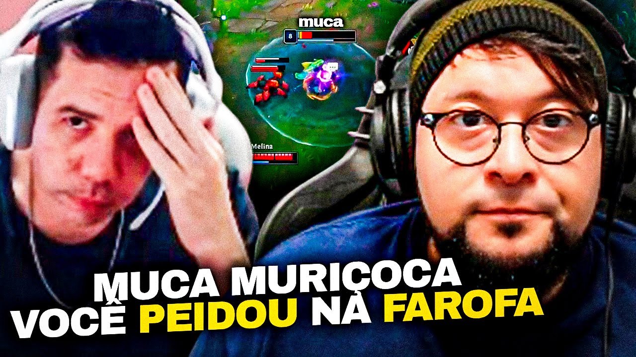 MUCA PEDE PRA IR JUNGLE E PEIDA NA FAROFA LEGAL | League of Legends