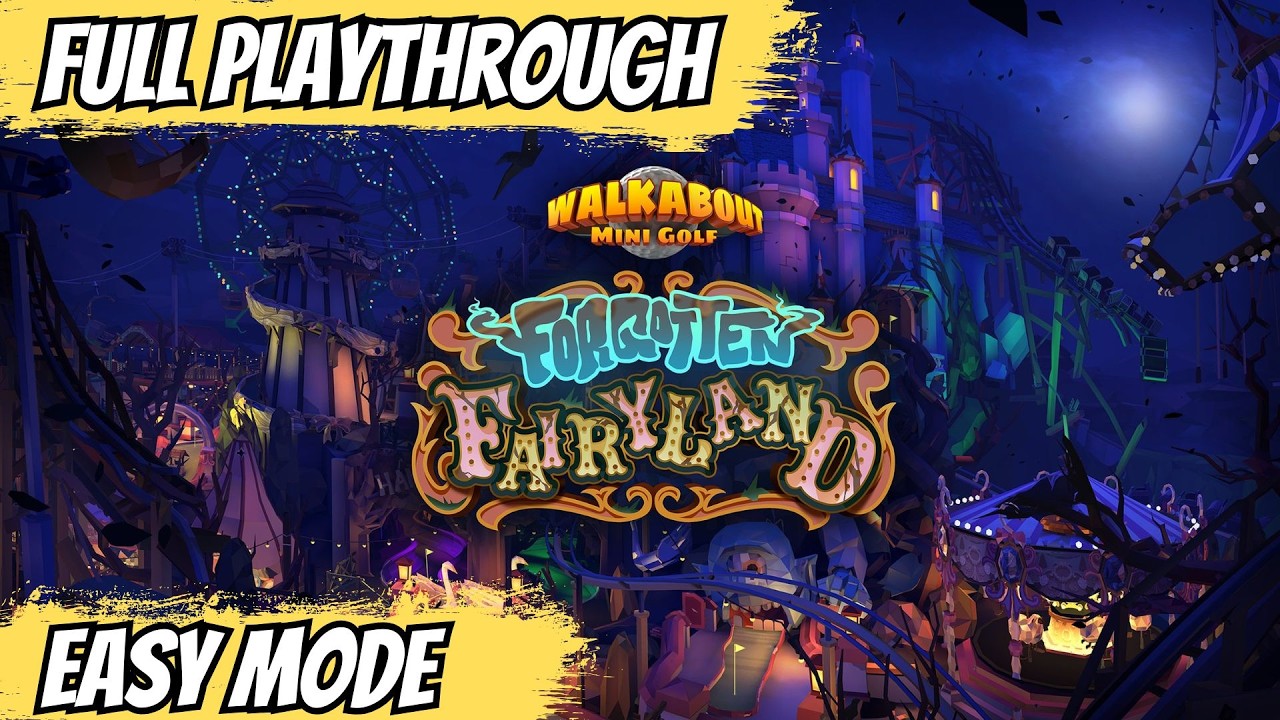 Мини-гольф Walkabout: Поле для DLC Forgotten Fairyland | Лёгкий режим | Мета-квест