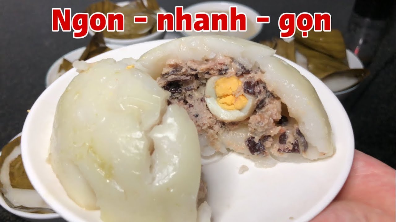 Làm BÁNH GIÒ cách mới này không gói bánh vẫn thơm lá chuối.