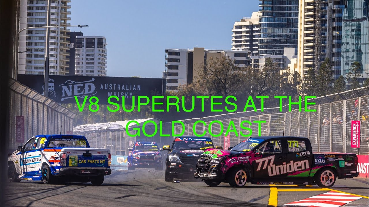 Holly races at the Gold Coast in a V8 SuperUte, 25th - 27th October 2024