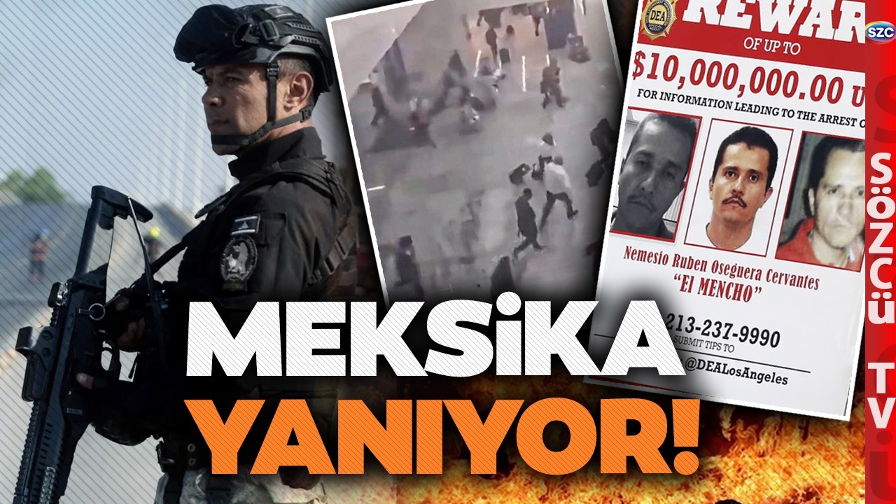 Meksika’da Kırmızı Alarm! Şehirler Yanıyor İnsanlar Ülkeden Kaçıyor! Dehşet Verici Görüntüler