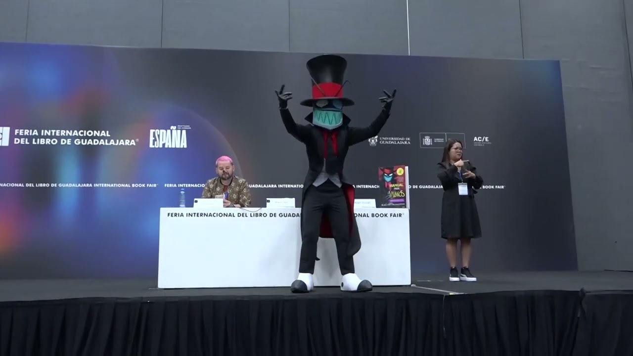 Presentación Manual para villanos de Alan Ituriel en la FIL Guadalajara 2024