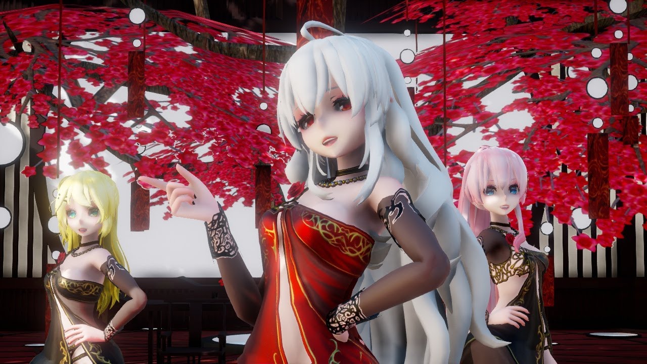 【MMD】気まぐれメルシィ【Haku,Luka,Miku,Rin,Gumi】
