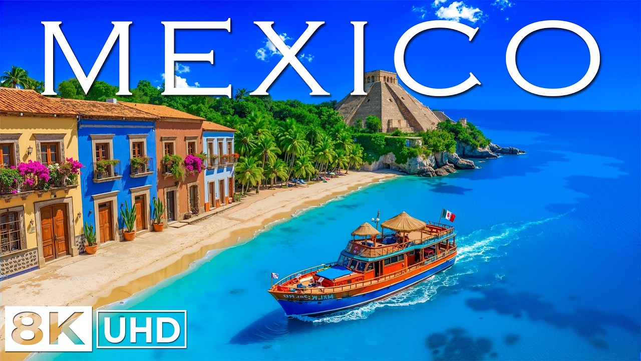 Wonders of Mexico | Explore Mayan Temples, Coastal Beauty & Rich History | Travel Video 8K