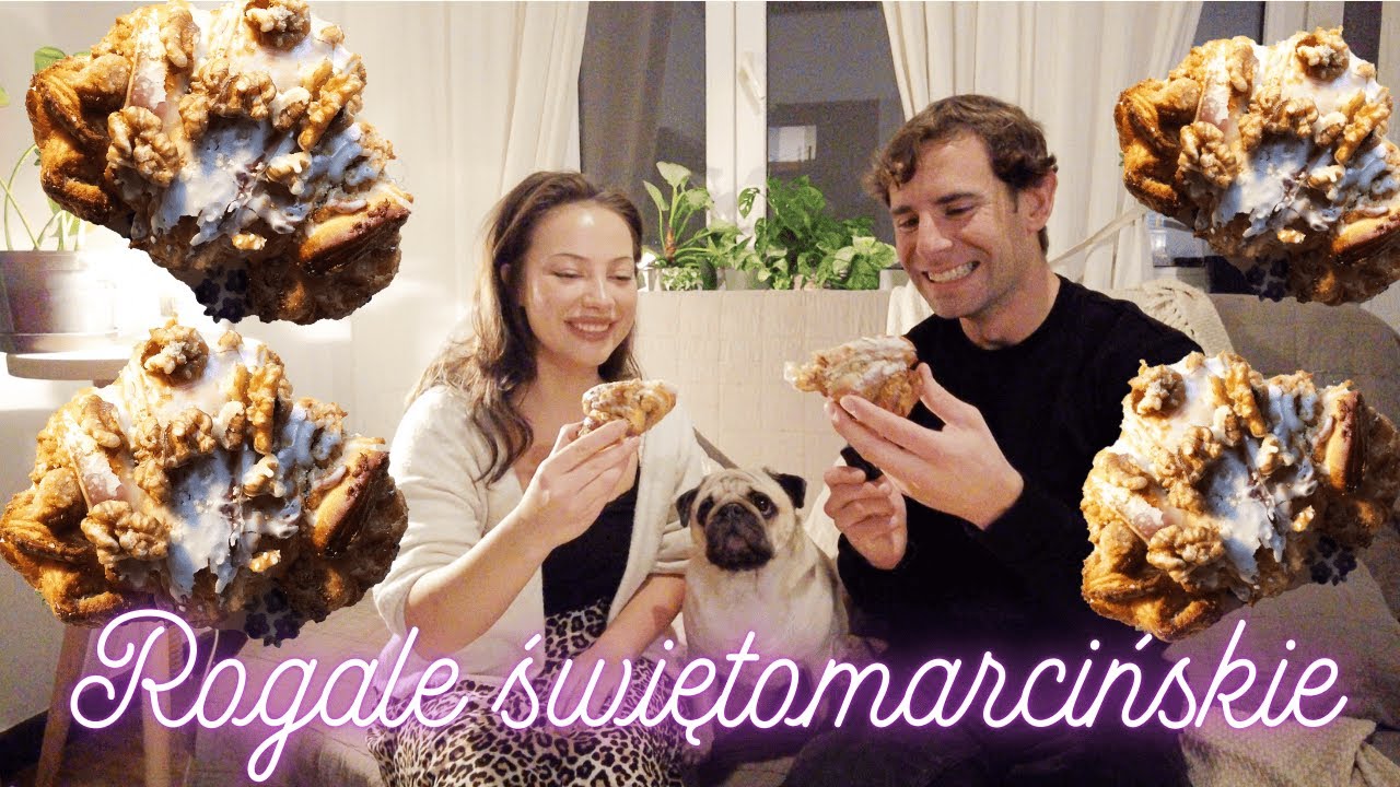 Test rogali marcińskich z Oliwią: Słodki smak Poznania! / American tries St. Martin croissants